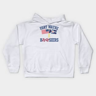 Defunct Fort Wayne Hoosiers Basketball Team Kids Hoodie